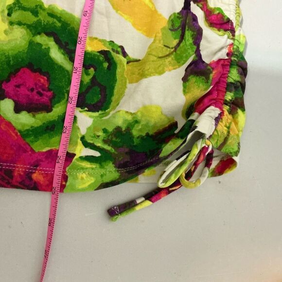 Caribbean Joes Floral V-Neck Women's Top NWT size XL - Picture 6 of 8